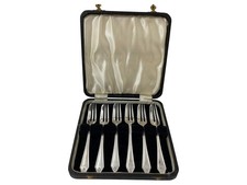  Silver Plate Dessert Forks