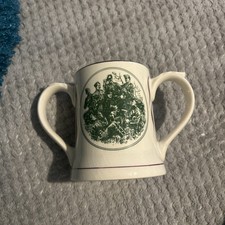 Vintage Wade Twin Handled Tankard Loving Cup The Veteran Boer War Vaux Brewery