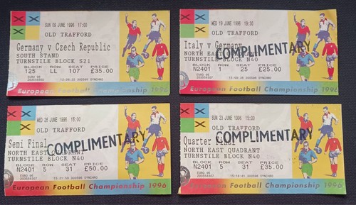 Euro football tickets used - euro,