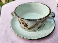 Vintage Midwinter Stonehenge Wild Oats Soup Bowl & Saucer. Price for each