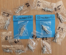 11 x OMEN MINIATURES 1/43 SCALE METAL FIGURES  AMERICAN RAILROAD RAILWAY WORKERS