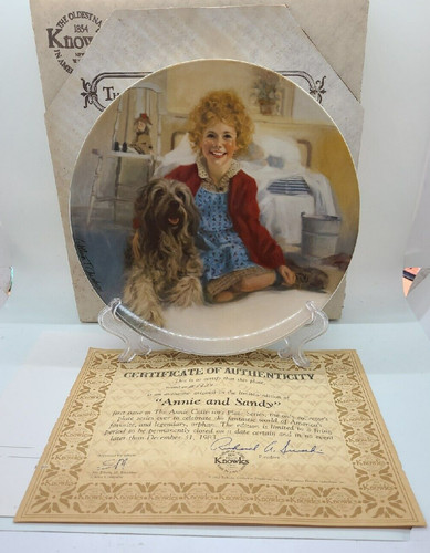 Knowles collector plate annie - knowles,