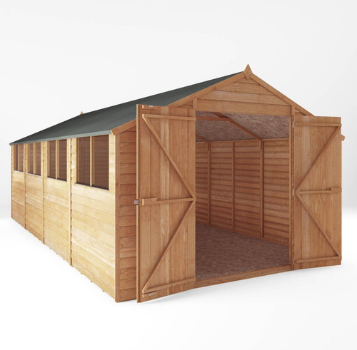 20x10 wooden garden shed wood - garden,