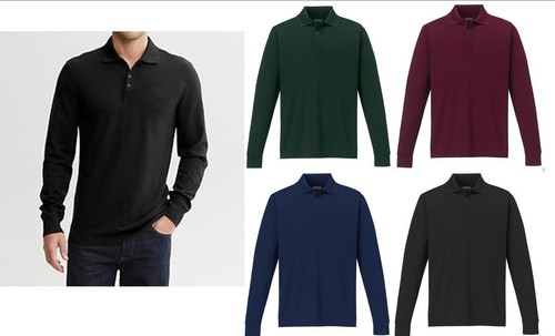 Mens full sleeve polo shirt - mens,