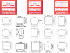 Watch Crystal Glass--Cartier