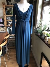 SIZE 8 BOTTLE GREEN MAXI DRESS