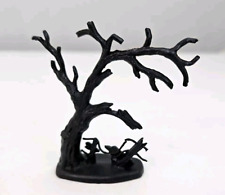 Britains Deetail WW2, Plastic Scale Model Tree, Dark Grey / Black 1971
