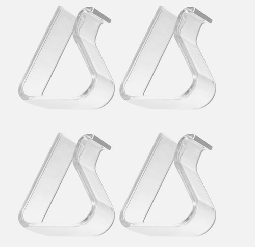 Clear table cloth clips x - table,