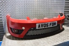 FORD FIESTA MK6 ST150 FRONT BUMPER IN COLORADO RED (SEE PHOTOS) 2005-2008 AV05