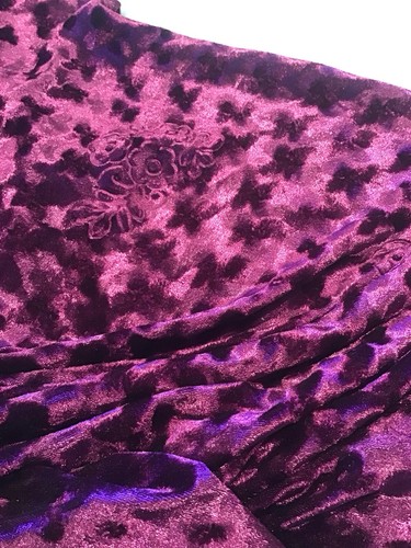 Velvet velour dress fabric - dress,