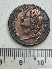1700’s George II One Guinea Coin Weight - Portrait (F444)