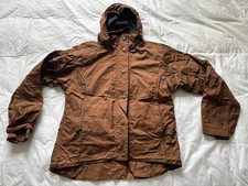 Womens' Musto Tobacco Brown fleece lined equestrian short jacket size 12