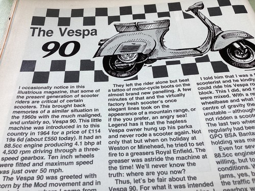 Vespa scooter motorcycle - vespa, 90