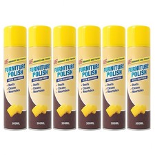 6x W5 Furniture Polish Spray