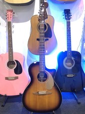 Fender Newporter electro acoustic guitar pro setup frets levelled 