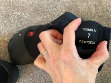 Omega  Neoprene 5mm Wetsuit Boots, size 7, with zip, excellent condition