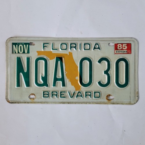 1985 florida license - 1985, plate