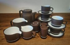 hornsea Contast pottery coffee set