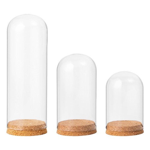 Decorative clear glass dome - clear,