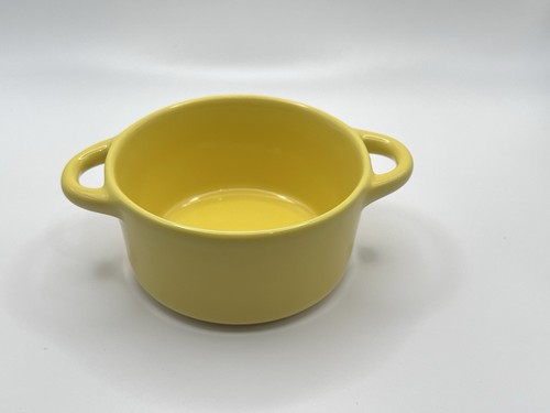 Yellow ceramic double handle - yellow,