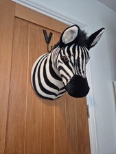 Plush Zebra Head