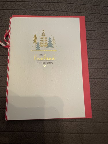 Husband christmas card new - husband,