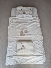 Mamas and Papas, Barnaby Button, 3 Piece Cotbed Set, Free Delivery