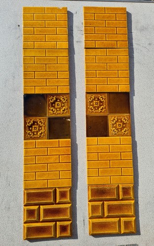 Set antique fireplace - of,