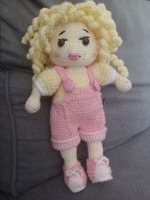   Hand-made Crochet doll with