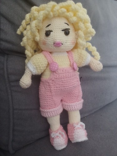 Hand made crochet doll - hand-made,