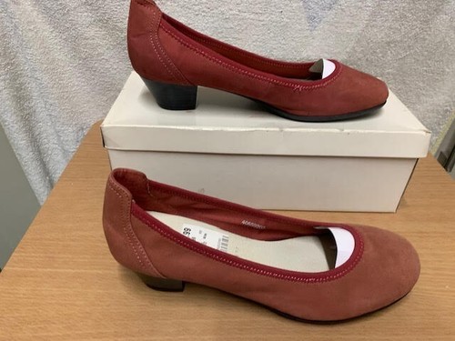 Clarks corrie red pumps flat - clarks,