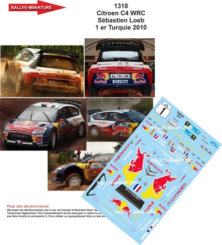 Decals ref 1318 citroen - ref,