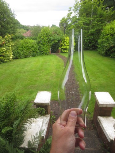 Original oil lamp chimney - original,