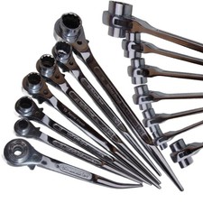 7pc Ratchet Podger Spanner Set