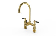 Bishop Traditional Bridge 3-in-1 Instant Hot Water Tap – Brushed Brass - Kit
