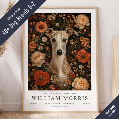 William morris style dog print - morris,
