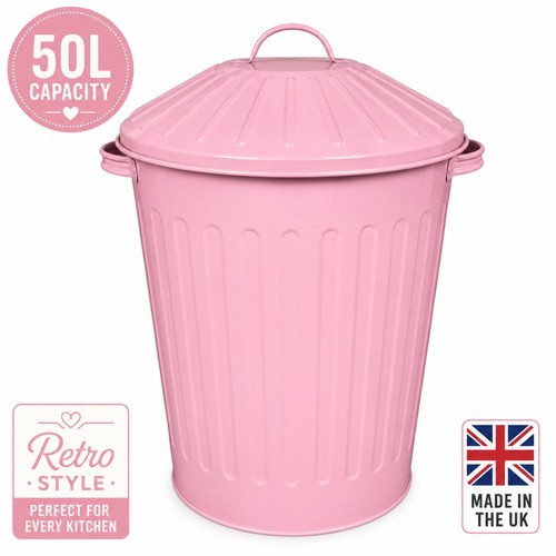 50l pink metal feed - 50l, with