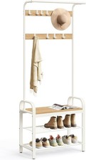 Steel Coat Rack with Shoe