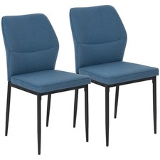 HOMCOM Set of 2 Dining Chairs