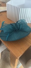 Beautiful Wedding Hat,  Teal 