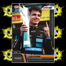 Lando Norris PRESALE, McLaren, 10th Victory in F1 - 2025 Formula 1 Topps NOW #72
