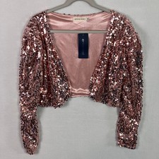 Anna-Kaci Sequin Open Front