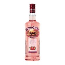 Zubrowka rose flavoured vodka - zubrowka,