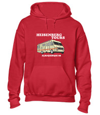 HEISENBERG TOURS HOODY HOODIE FUNNY CAMPER DESIGN BREAKING WALTER BAD WHITE