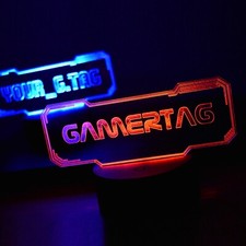Gamertag light personalised - gamertag,