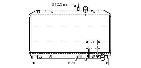Mz2177 ava radiator - radiator, mazda