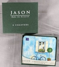 Jason Set Of 6 Coasters Brand New 9x11cm 3.5x4.5" Siesta D2658
