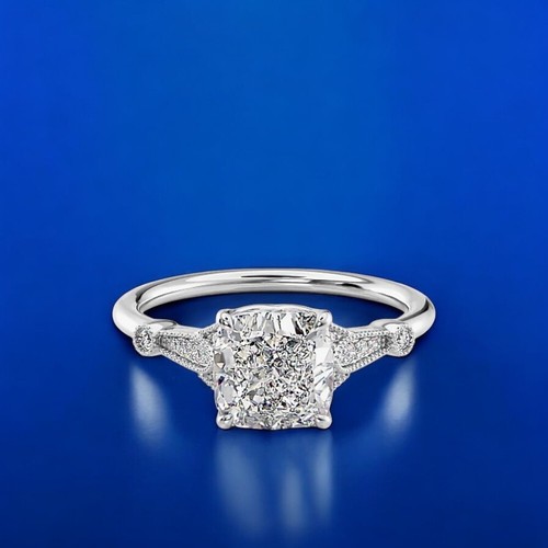 Platinum diamond ring lab - platinum,