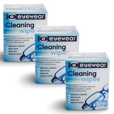 3 X eyewear Cleaning wipes