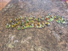 American WWII Infantry 28mm metal war-games figures, well painted.